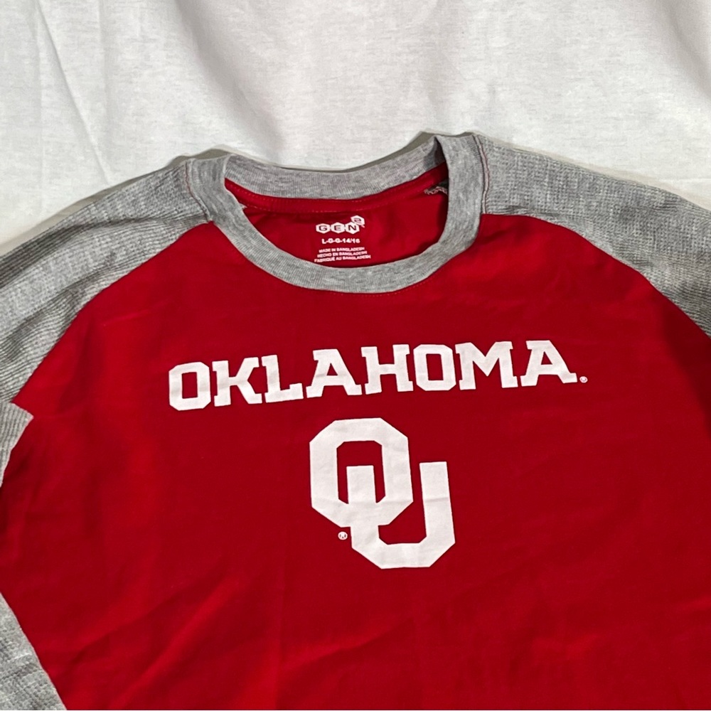 NWT Gen2 OU Baseball Tee - Size Large 14/16